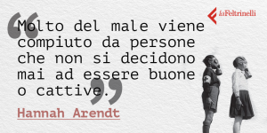 Il Male esiste ed è sempre una scelta (di Franco Marino)